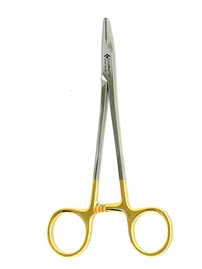artlab Premium German Mayo Hegar Needle Holder Driver |Needle Driver with Tungsten Carbide Inserts Tip |Dental Ortho Needle Holder Locking| Sizes (Mayo hegar N/H 6.5") - Image 3